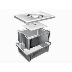 Ємність-контейнер ЕДПО-1-01 для передстерилізаційного обробки мед. виробів купити у інтернет-магазині АЛВІМЕДИКА Украина 2