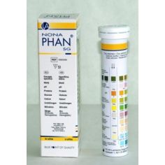 НонаФАН СГ (кровь, кетоны, глюкоза, белок, рН, билирубин, уробилиноген, нитриты, удельный вес), 50 п. купить в интернет-магазине